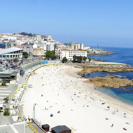 Apartamento Entero-playa De Riazor Amplio Y Soleado 公寓